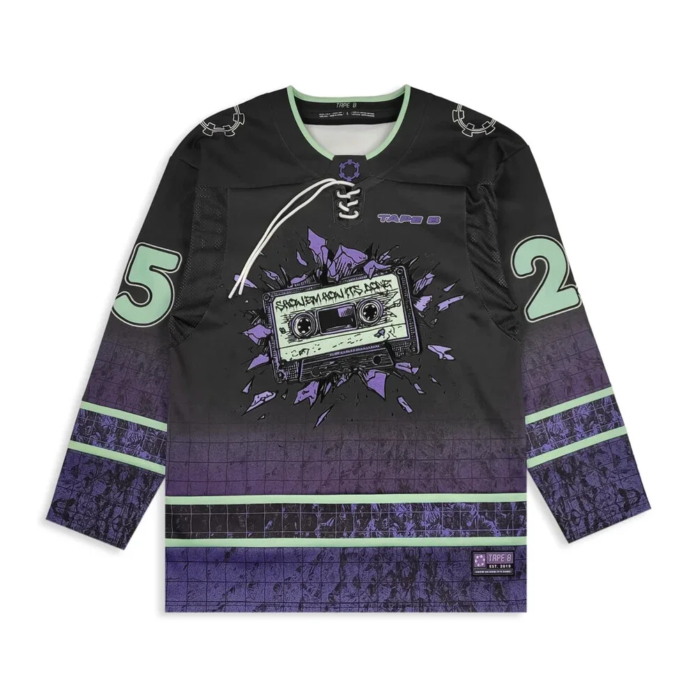 Tape B - Exploded Hockey Jersey Large